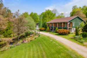 Well-composed real estate exterior shots featuring vibrant and inviting home fronts